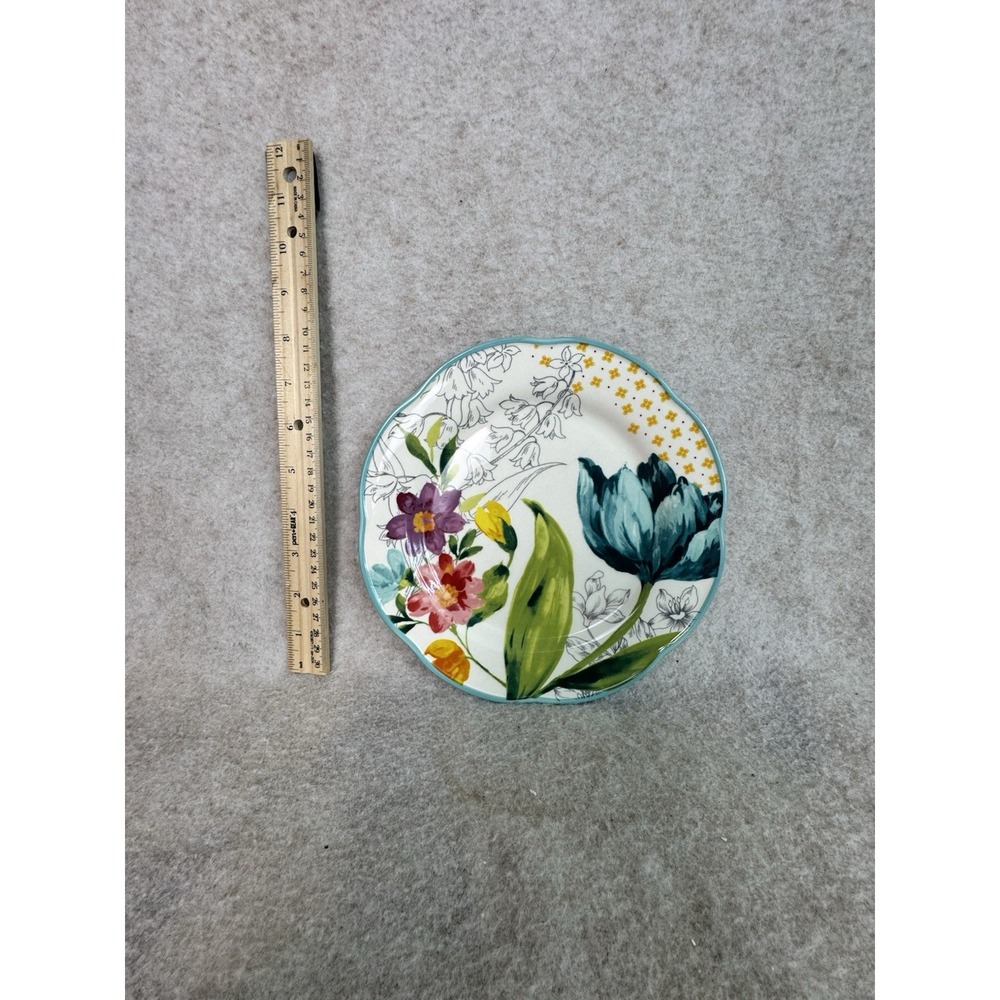Pioneer Woman Blooming Bouquet Salad Plate 8.25in Collection‎ (4 Available)